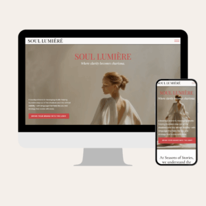 Make sure your image alt reads Soul Lumière spiritual branding course for coaches and healers