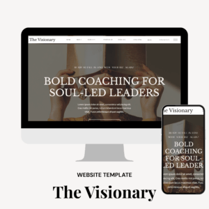 The Visionary by Lili Showit Template