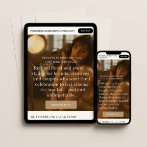 Lili La Fleur – Link Page Template