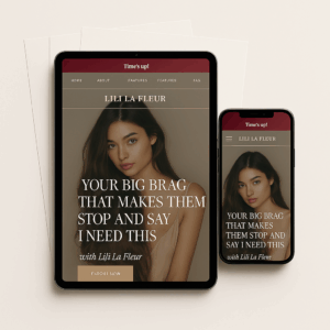 Lili La Fleur – Sales Page Template