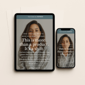 The Visionary – Sales Page Template