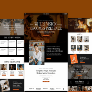 Creative By Lili — Showit Website Template