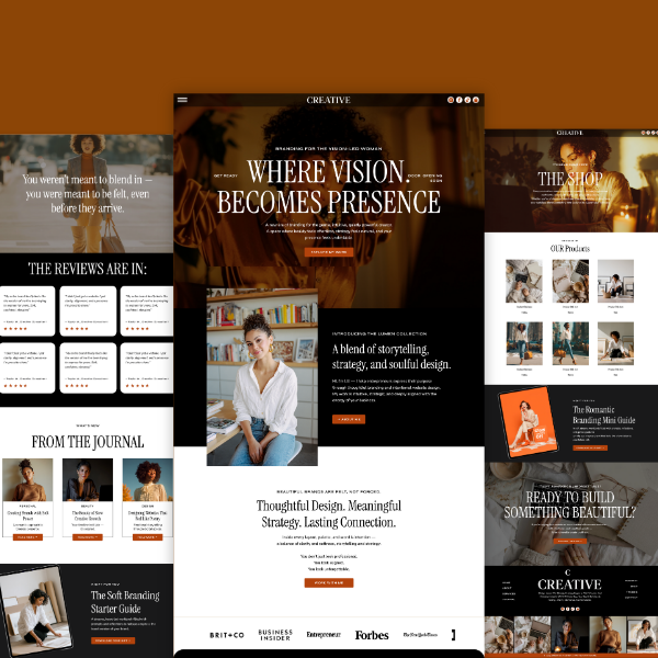 Creative By Lili — Showit Website Template - Image 1