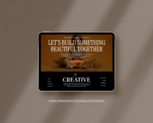 Creative By Lili — Showit Website Template